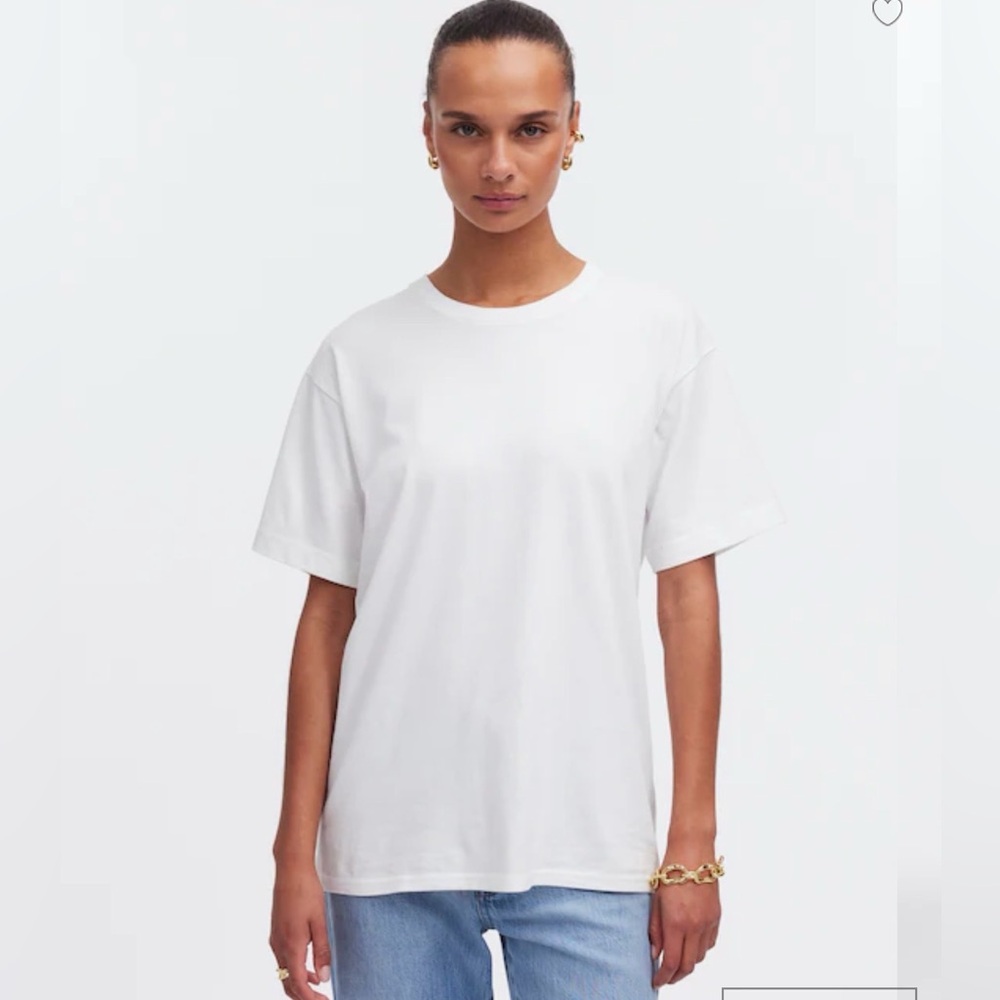 MADEWELL Cotton‎ Relaxed Oversized Tee NS162